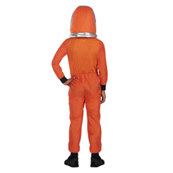 Child Space Suit Orange Costume