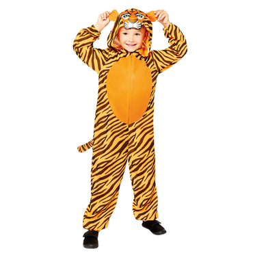 Child Tiger Onesie Costume - Party Centre
