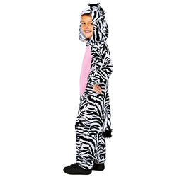 Child Zebra Onesie Costume