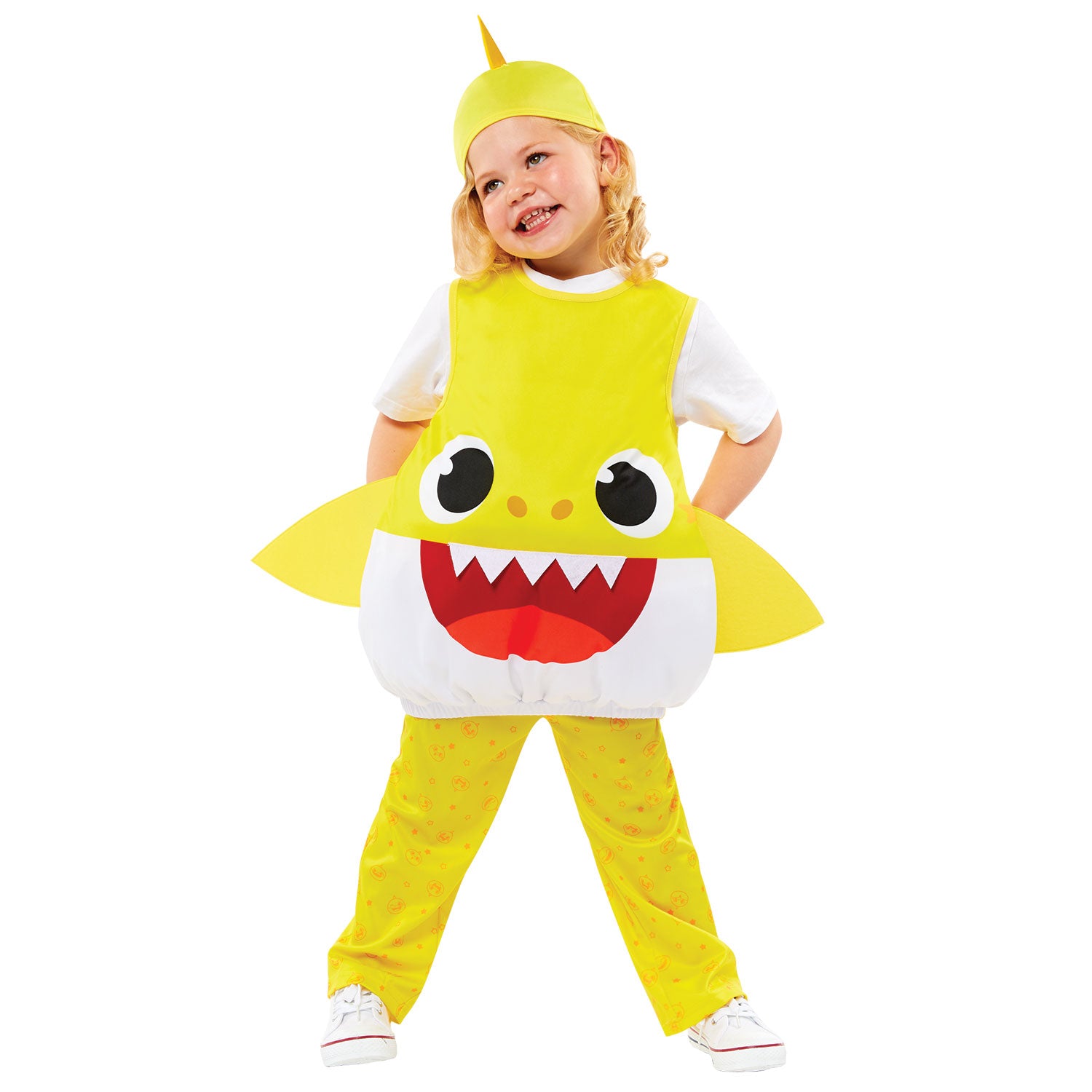 Toddler Baby Shark Yellow Costume - Party Centre