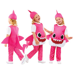 Toddler Baby Shark Pink-Mummy Costume