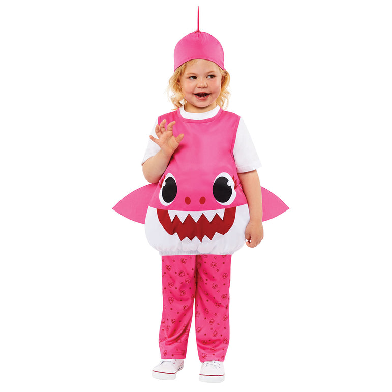 Toddler Baby Shark Pink-Mummy Costume