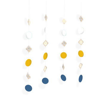 Eid Ramadan String Decoration 4pcs - Party Centre