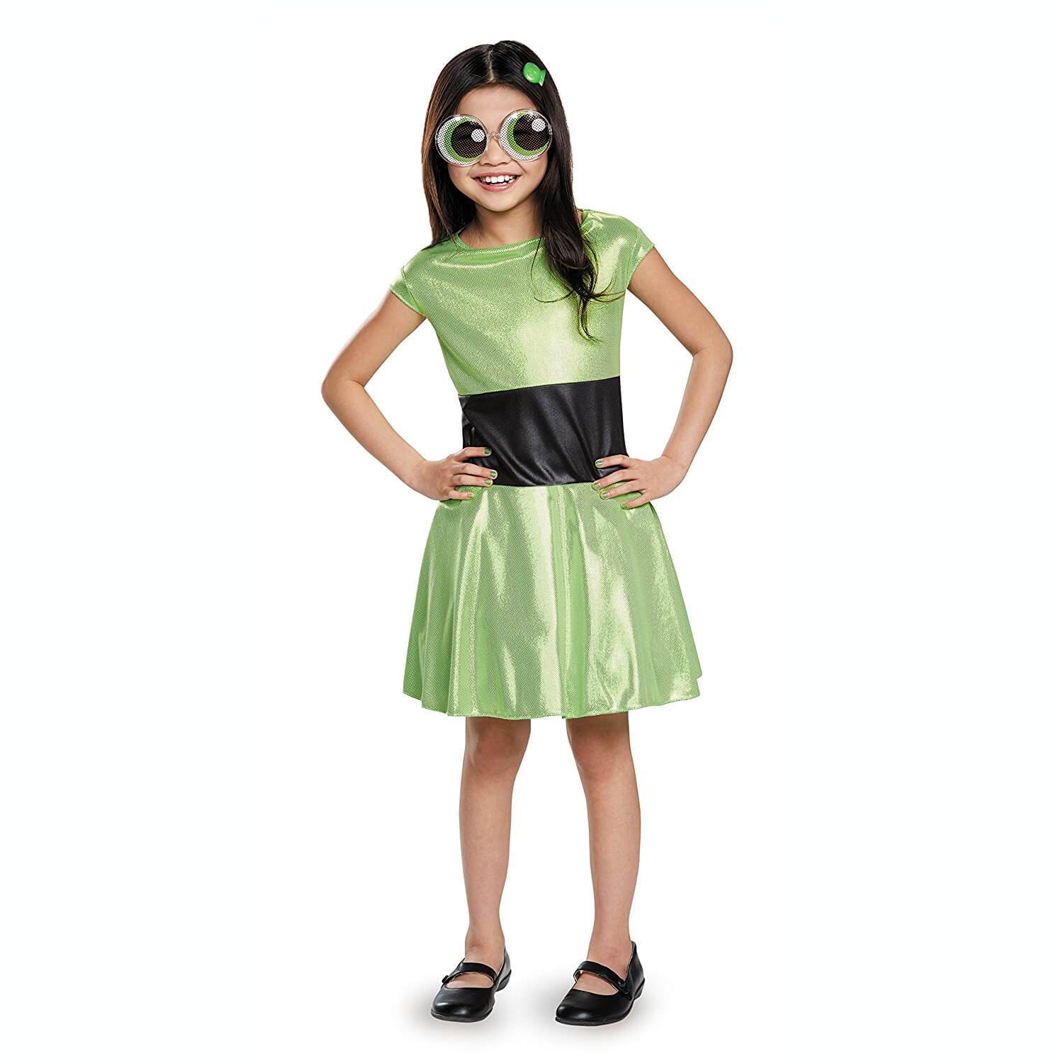 Child Buttercup Classic Powerpuff Girls Costume Costumes & Apparel - Party Centre - Party Centre