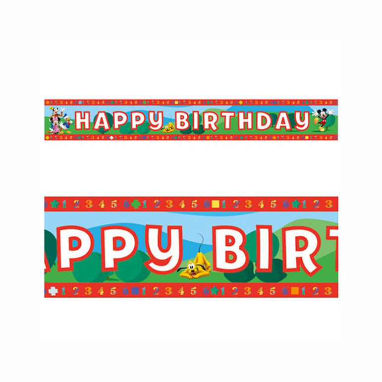 Disney Mickey Mouse Banner Decorations - Party Centre