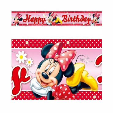 Disney Red Minnie Foil Banner 4.5m Decorations - Party Centre - Party Centre