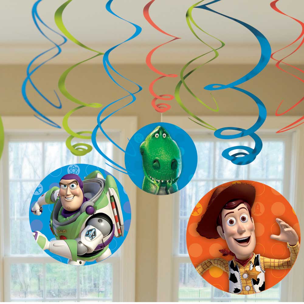 Toy Story Swirl Decorations 6pcs Decorations - Party Centre - Party Centre