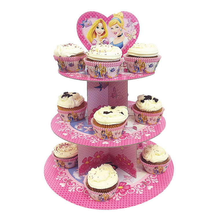 Princess Sparkle 3 Tier Cake Stand Party Accessories - Party Centre