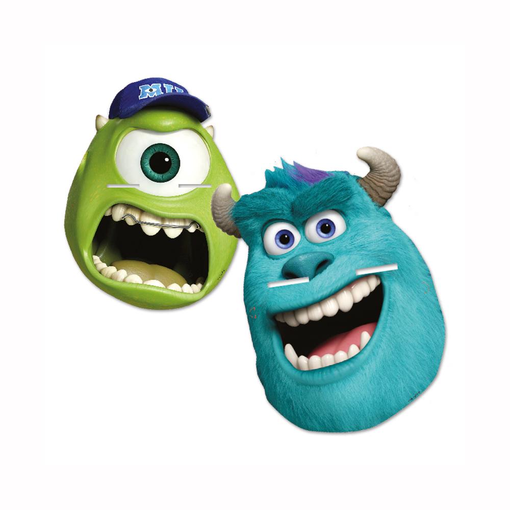 Monsters University Face Masks 4pcs Costumes & Apparel - Party Centre - Party Centre