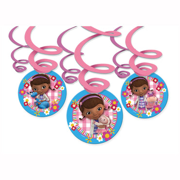 Doc Mcstuffins Swirl Decoration Decorations - Party Centre - Party Centre
