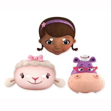 Doc McStuffins Face Mask 6pcs Costumes & Apparel - Party Centre - Party Centre