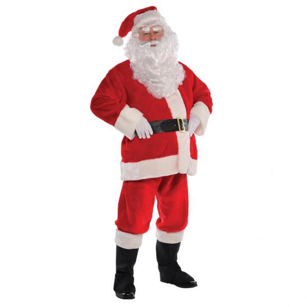 Adult Santa Plush Costume Costumes & Apparel - Party Centre