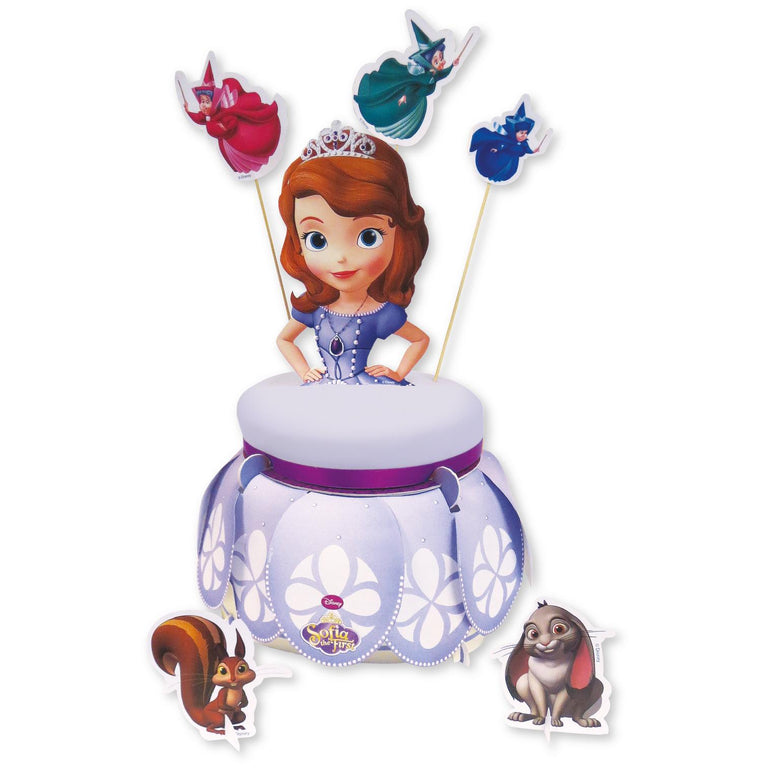 Sofia The First Single Level Cake Stand Party Accessories - Party Centre