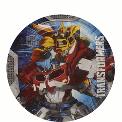 Transformers Paper Plates 9in, 8pcs