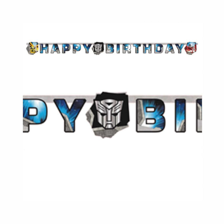 Transformers Letter Banner Decorations - Party Centre