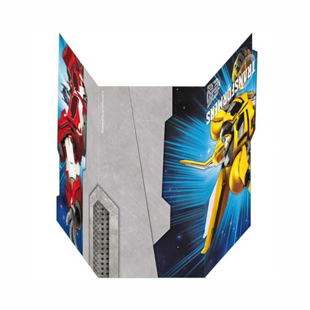 Transformers Invitations And Envelopes 6pcs Party Accessories - Party Centre - Party Centre
