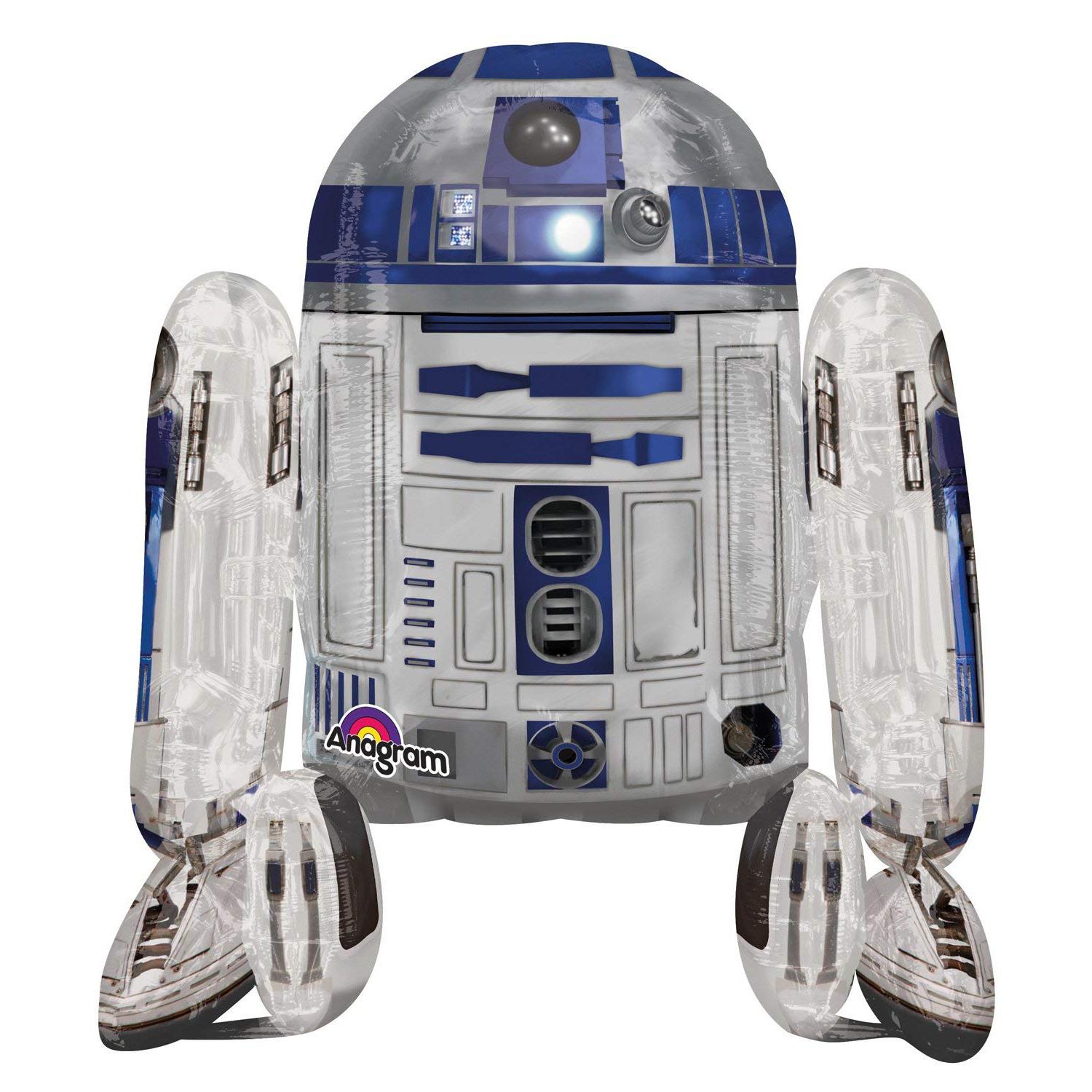 Star Wars R2D2 AirWalker 34x38in Balloons & Streamers - Party Centre - Party Centre