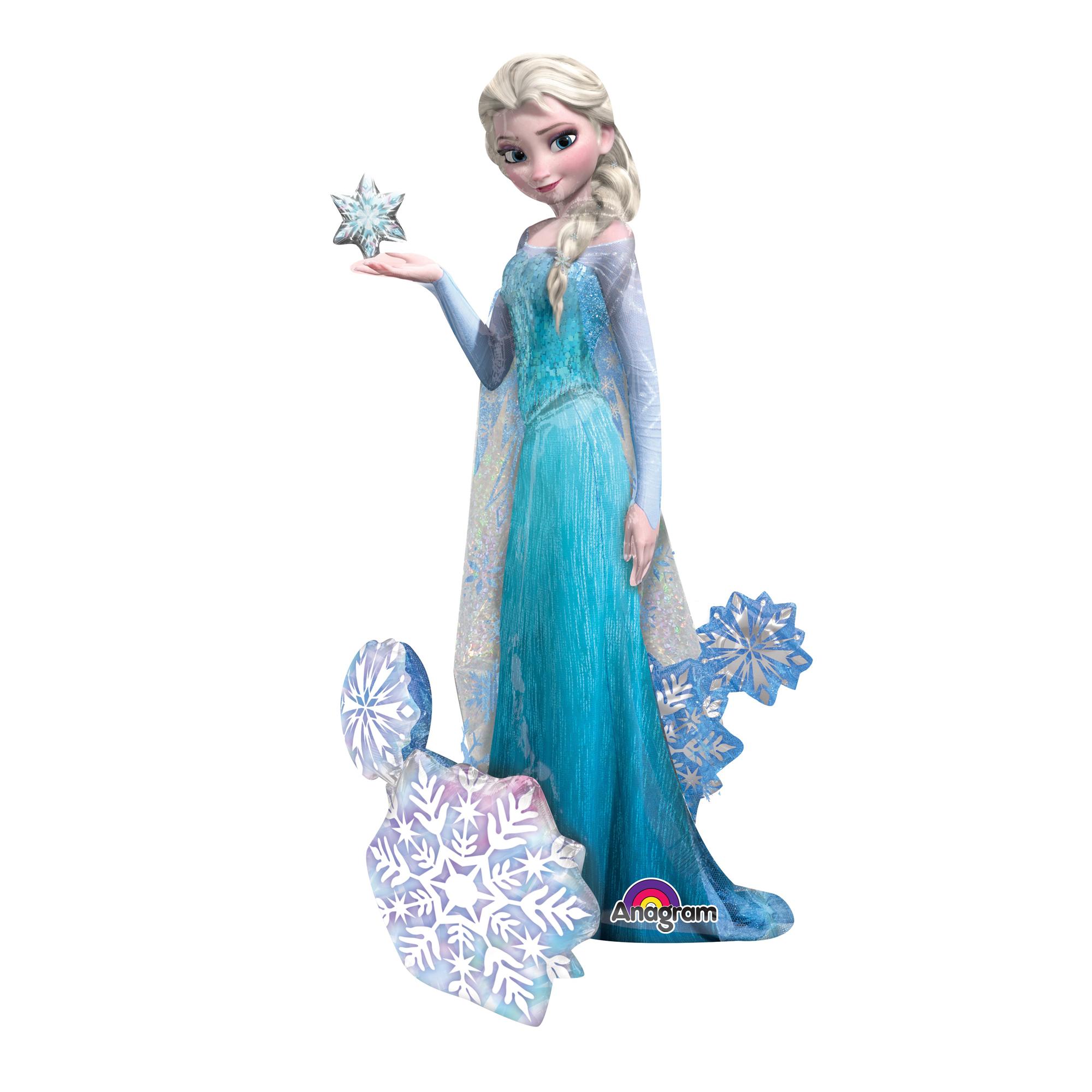 Frozen AirWalkers Elsa the Snow Queen Foil 35 x 57in Balloons & Streamers - Party Centre - Party Centre