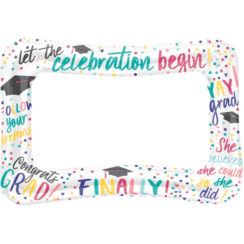Trendy Girl Inflatable Grad Frame Balloon 58x40cm Balloons & Streamers - Party Centre - Party Centre