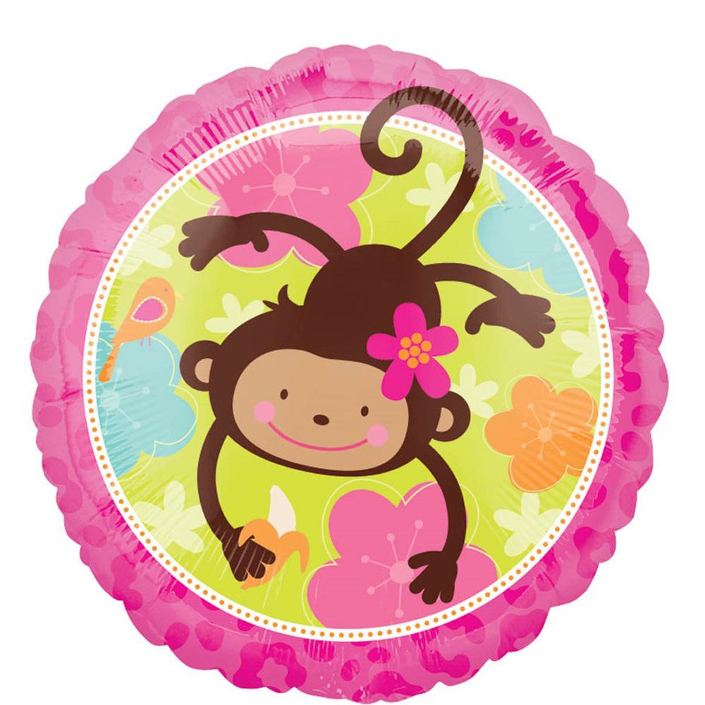 Monkey Love Foil Balloon 18in Balloons & Streamers - Party Centre - Party Centre