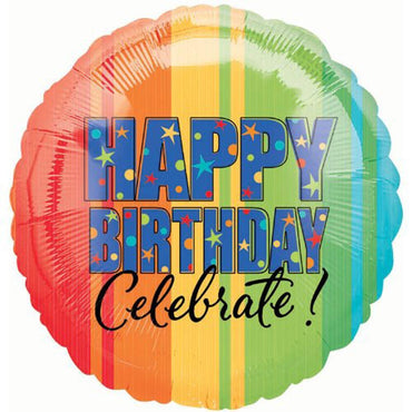 A Year To Celebrate Foil Balloon 18in Balloons & Streamers - Party Centre - Party Centre