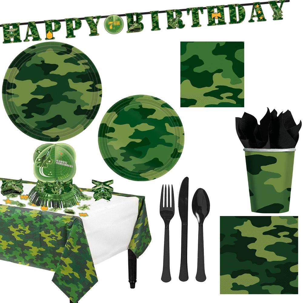 Camouflage Kit for 16 People Kits - Party Centre - Party Centre