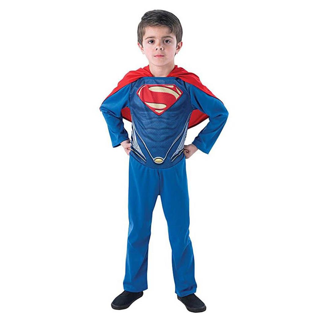 Child Man of Steel Superman Action Suit Costume 6-9yrs Costumes & Apparel - Party Centre - Party Centre