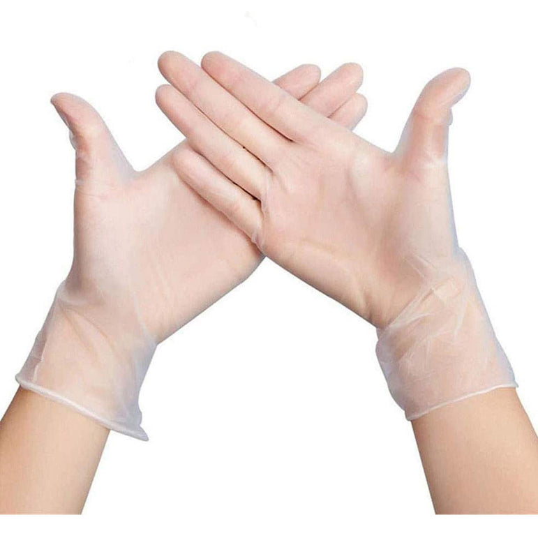 Disposable Vinyl Gloves Non-Medical - Medium 100pcs Costumes & Apparel - Party Centre