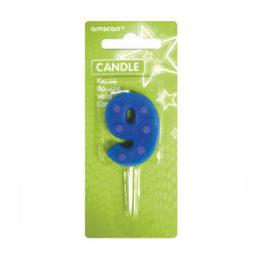 Number 9 Dots Candle Party Accessories - Party Centre - Party Centre