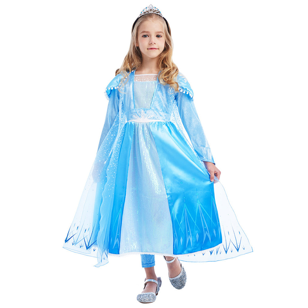 Child Elsa Frozen II Prestige Costume - Party Centre