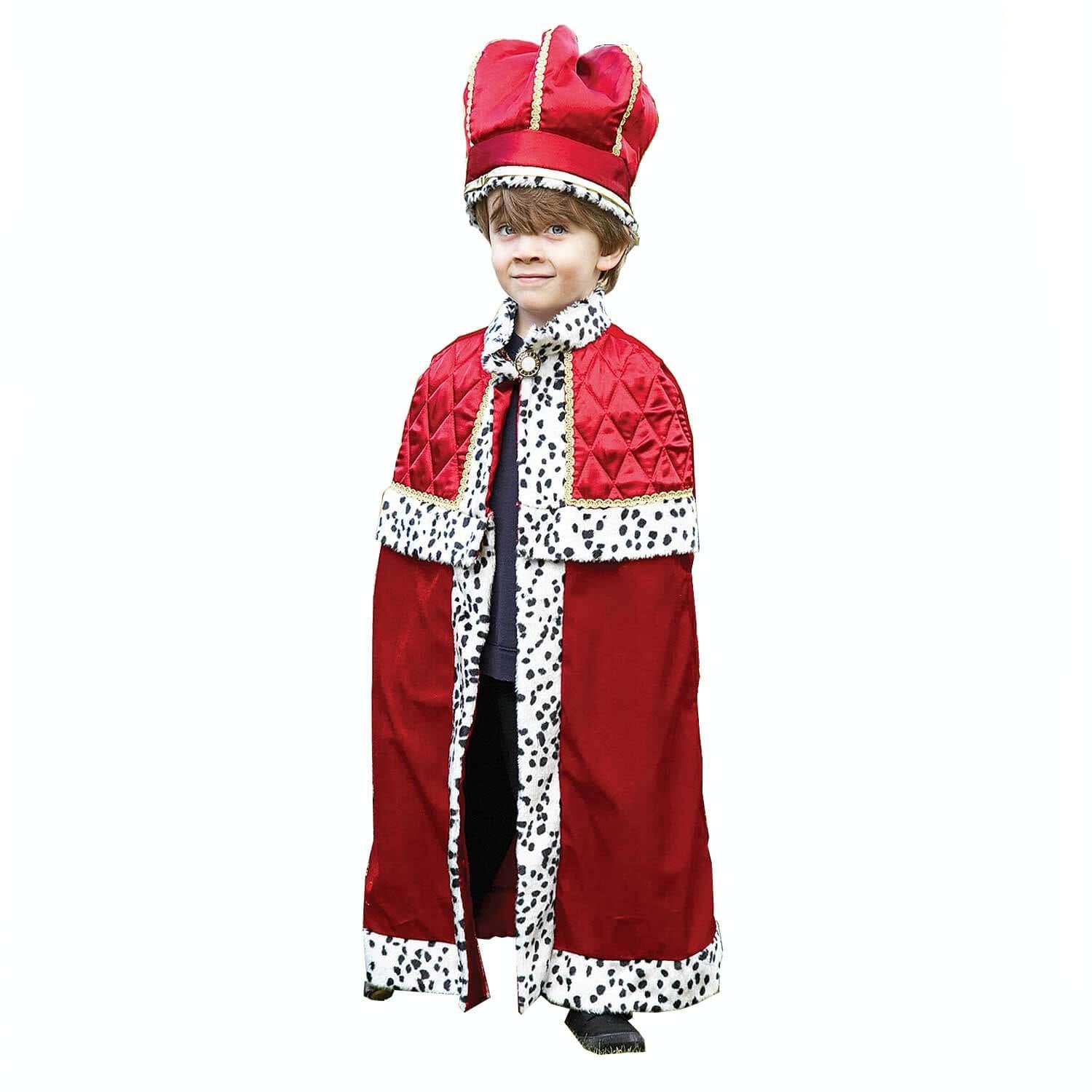 Child King with Crown Costume Costumes & Apparel - Party Centre - Party Centre