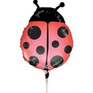Red Ladybug Mini Shape Balloon 9in Balloons & Streamers - Party Centre - Party Centre