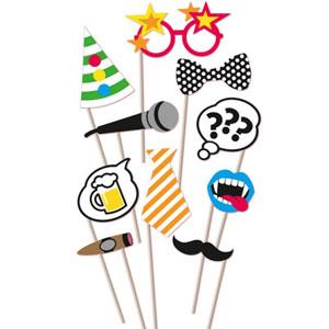 Birthday Party Photo Props 10pcs Party Accessories - Party Centre - Party Centre
