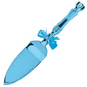 Blue Cake Server 9in Party Accessories - Party Centre - Party Centre