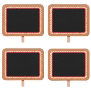 Western Chalkboard Clips 8pcs Party Accessories - Party Centre
