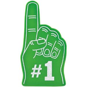 Green Spirit Foam Finger Party Accessories - Party Centre - Party Centre