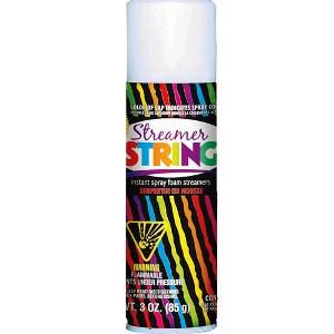 White Streamer String 3oz Party Accessories - Party Centre