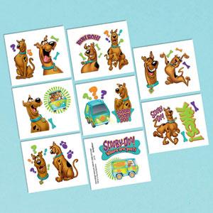 Scooby-Doo Tattoo Favors 8 Sheets Party Favors - Party Centre - Party Centre