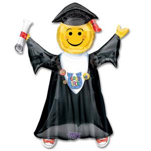 Jumping Grad SuperShape Foil Balloon 27 x 35in Balloons & Streamers - Party Centre - Party Centre