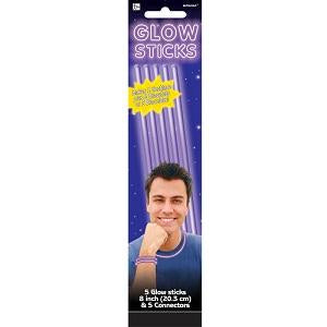 Purple Glow Sticks 5pcs Party Accessories - Party Centre - Party Centre