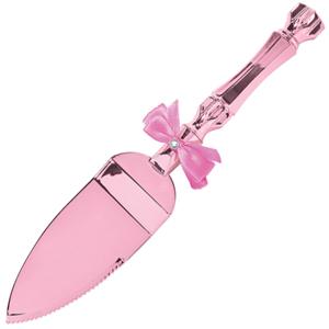 Pink Cake Server 9in Party Accessories - Party Centre - Party Centre