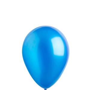 Metallic Bright Royal Blue Latex Balloons 5in, 100pcs Balloons & Streamers - Party Centre - Party Centre