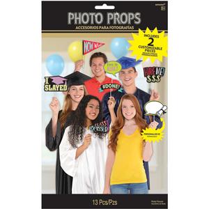 Grad Photo Props 13pcs Party Accessories - Party Centre