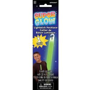 Green Light Stick Necklace Party Accessories - Party Centre