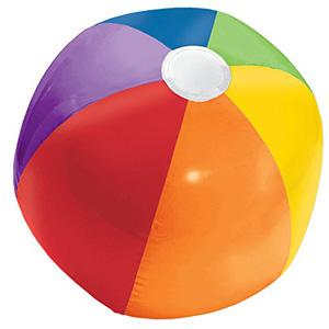 Rainbow Inflatable Beach Ball Pinata - Party Centre - Party Centre
