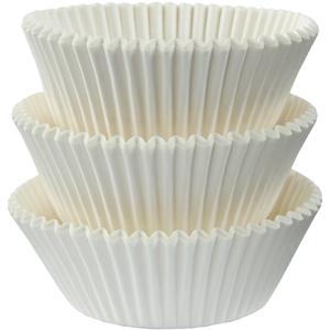 White Cupcake Cases 50mm, 75pcs Party Accessories - Party Centre - Party Centre