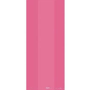 Bright Pink Cello Bags 11.5in, 25pcs Favours - Party Centre - Party Centre