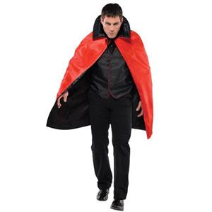 Mid-Length Two-Tone Collared Cape Costumes & Apparel - Party Centre - Party Centre