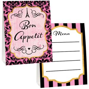 A Day In Paris Buffet Decorating Kit Candy Buffet - Party Centre - Party Centre