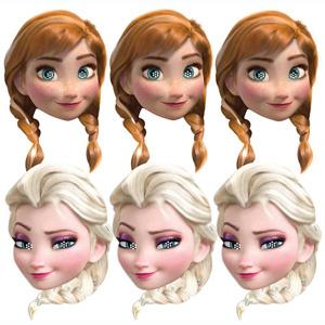 Disney Frozen Die Cut Masks 6pcs Costumes & Apparel - Party Centre - Party Centre